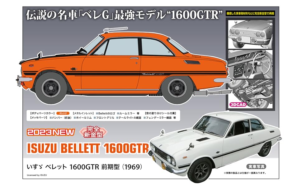いすゞ　ベレットパーツカタログ よろしくメカドック」いすゞ ベレット 1600GTR 後期型 “聖
