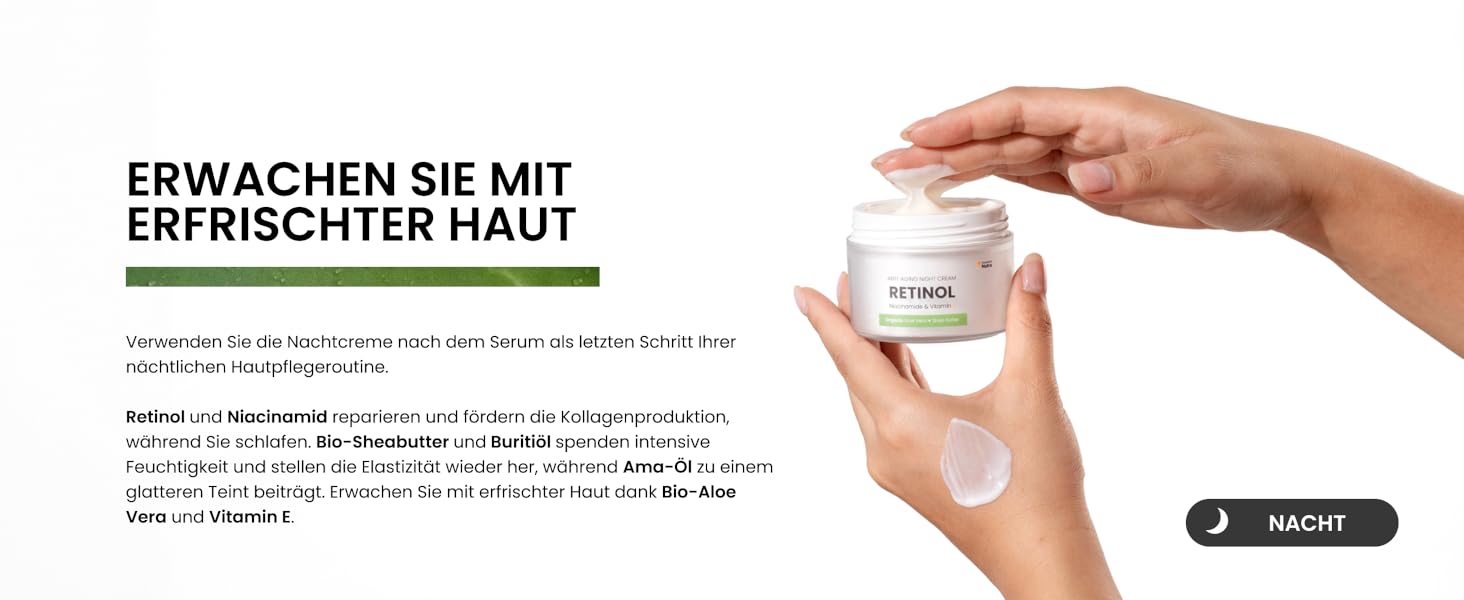 ERWACHEN SIE MIT ERFRISCHTER HAUT