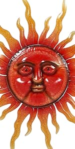 outdoor sun wall art