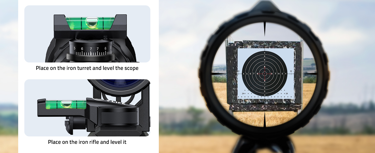 CVLIFE Scope Leveling Kit with Magnetic Bases