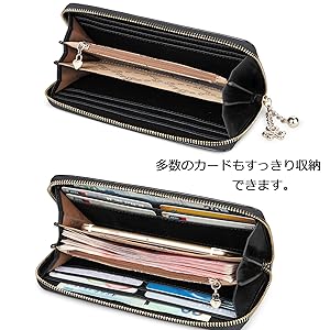 Amazon | [Niko-Mart] 長財布 レディース 財布 大容量 本革