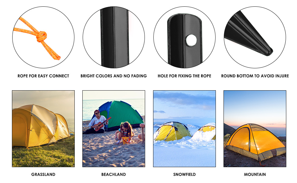 tent stakes