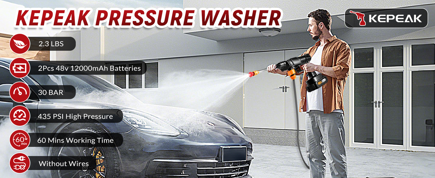 cordless pressure washer