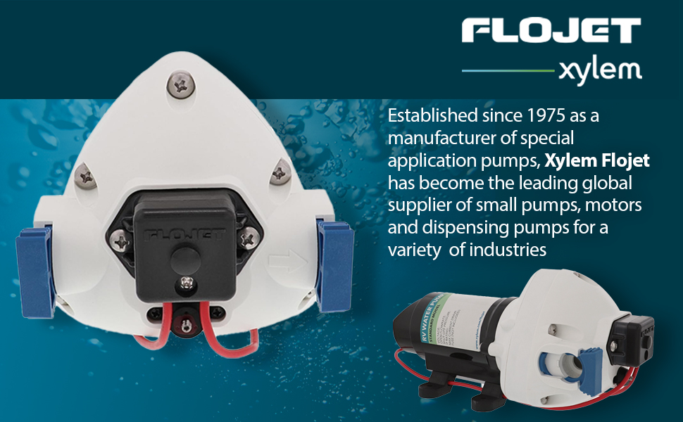 Amazon.com: Flojet RV Water Pump R3526144D, 12 VDC 3-Chamber