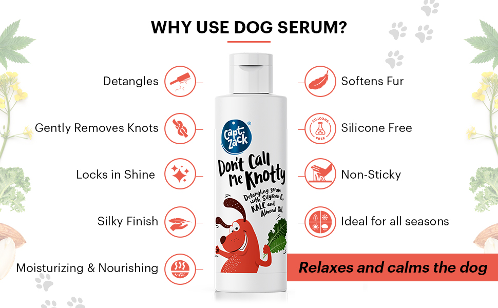 Captain Zack Don't Call Me Knotty Detangling Dog Serum 100 ml Natural