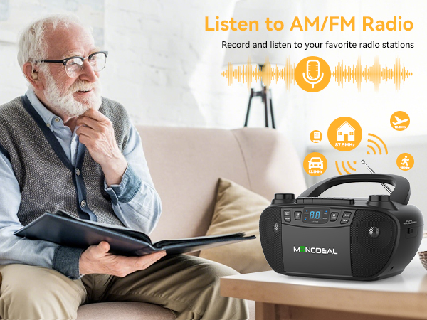 boombox cassette player