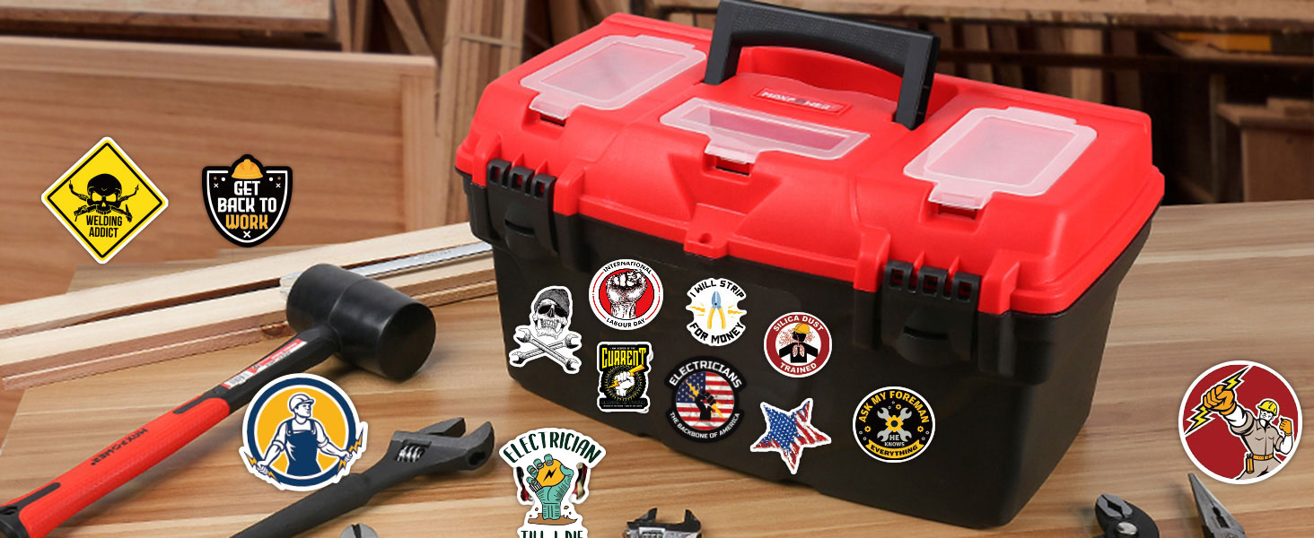 200pcs Hard Hat Stickers (Dirty) for Tool Box Helmet, Funny Stickers ...