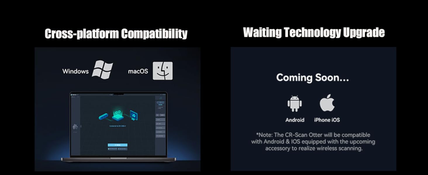 Creality 3D Scanner CR-Scanner Otter,3D Scanner for 3D Printing,3D Printer Scanner 20fps 