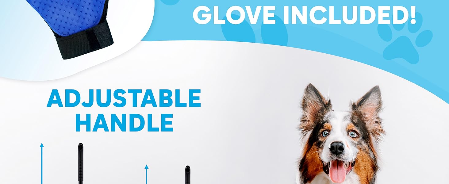 OKKÖBI Carpet Rake for Pet Hair Removal – Carpet Scraper & Pet Hair Carpet Rake – Dog & Cat