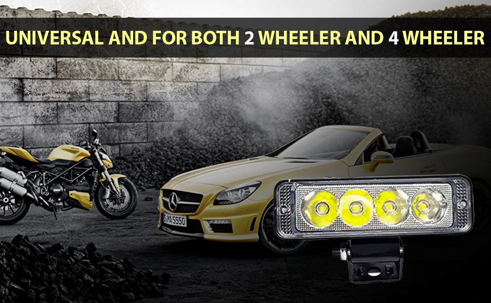 AUTOPOWERZ Heavy Clamp and Strong Aluminum High Power LED Fog Lights