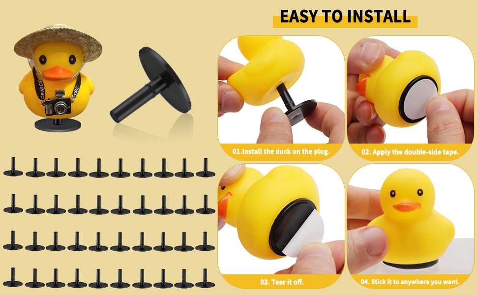 Rubber Duck Mount for Car Fixed Display