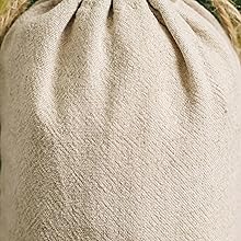 Bonlino Christmas gift doll bags Made of durable linen viscose fabric, Normandy-FRANCE