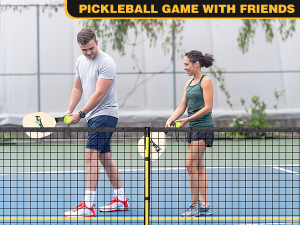 pickleball set with net