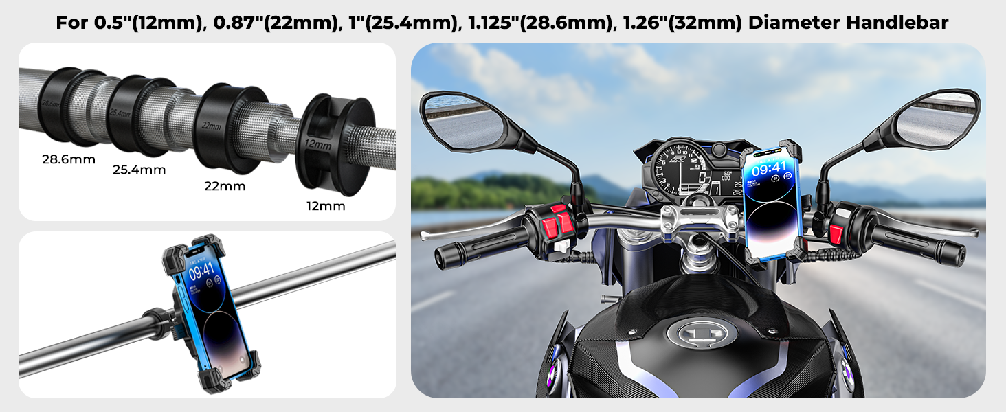 motorcycle phone holder