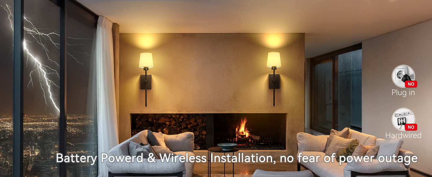 wireless wall sconce