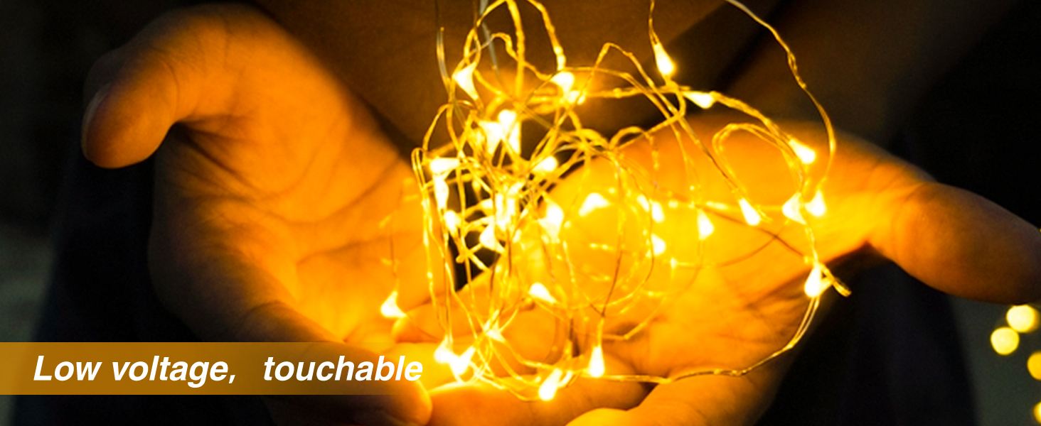 【10 Pack】Fairy Lights Battery Operated with Timer, 7FT