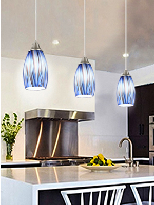 mini glass pendant light