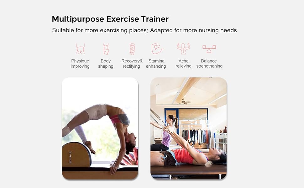 WOLFMATE Pilates Reformer AllinOne Pilates Home Workout System