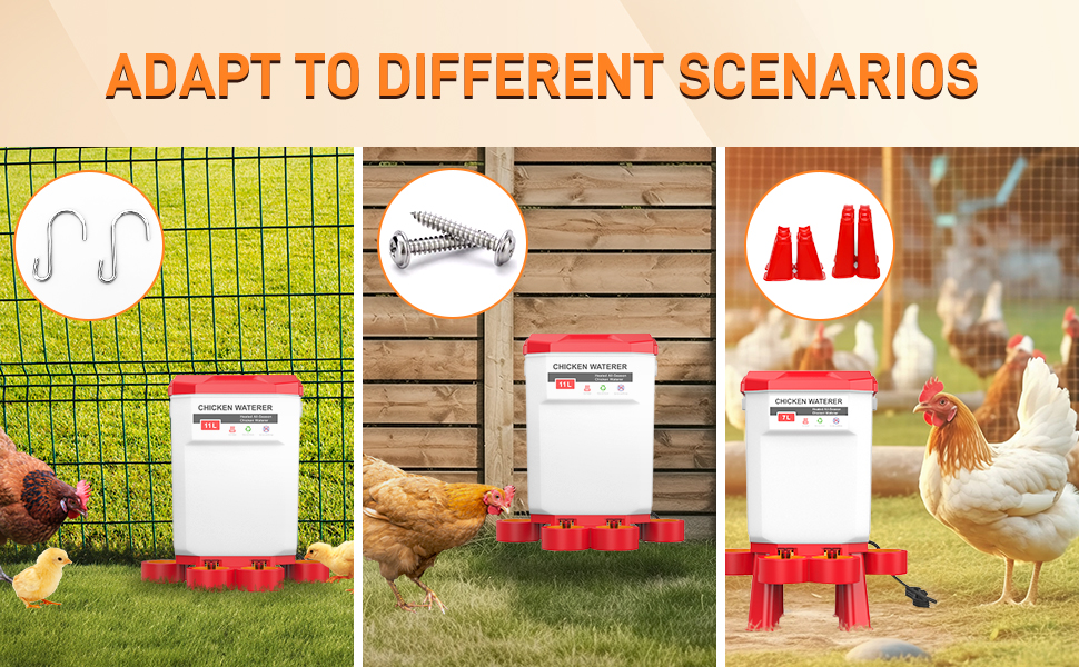 chicken water heater