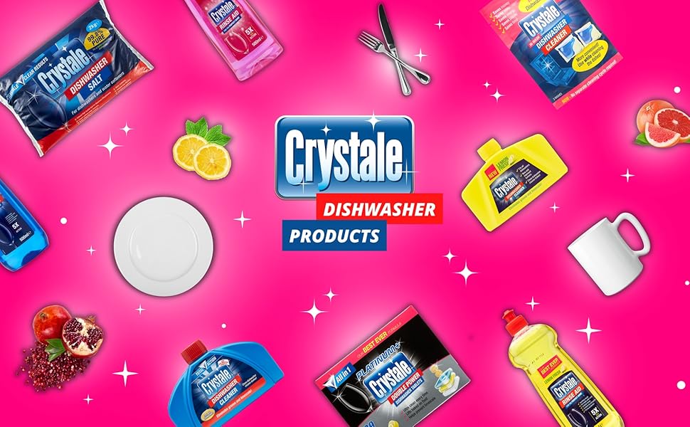 Crystale InWash Dishwasher Cleaner (1 pack of 2 capsules) Amazon.co.uk Grocery
