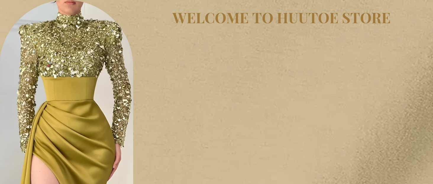 Sequin Mermaid Prom Dresses for Women 2024 Long Sleeve High Neck Satin Formal Evening Gown with Slit