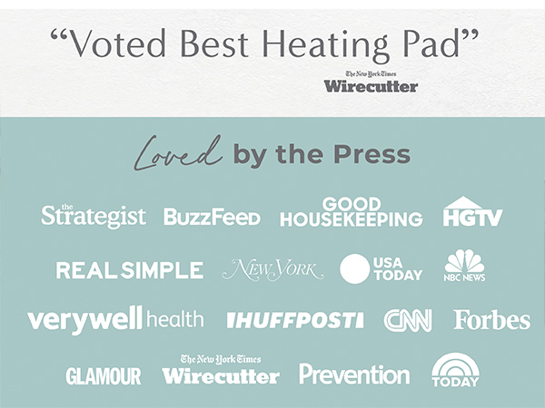 loved by the press best heating pad on amazon