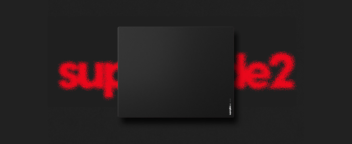 Superglide Glass Mousepad v2_L_Black