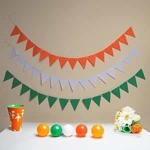 tricolor triangle buntings