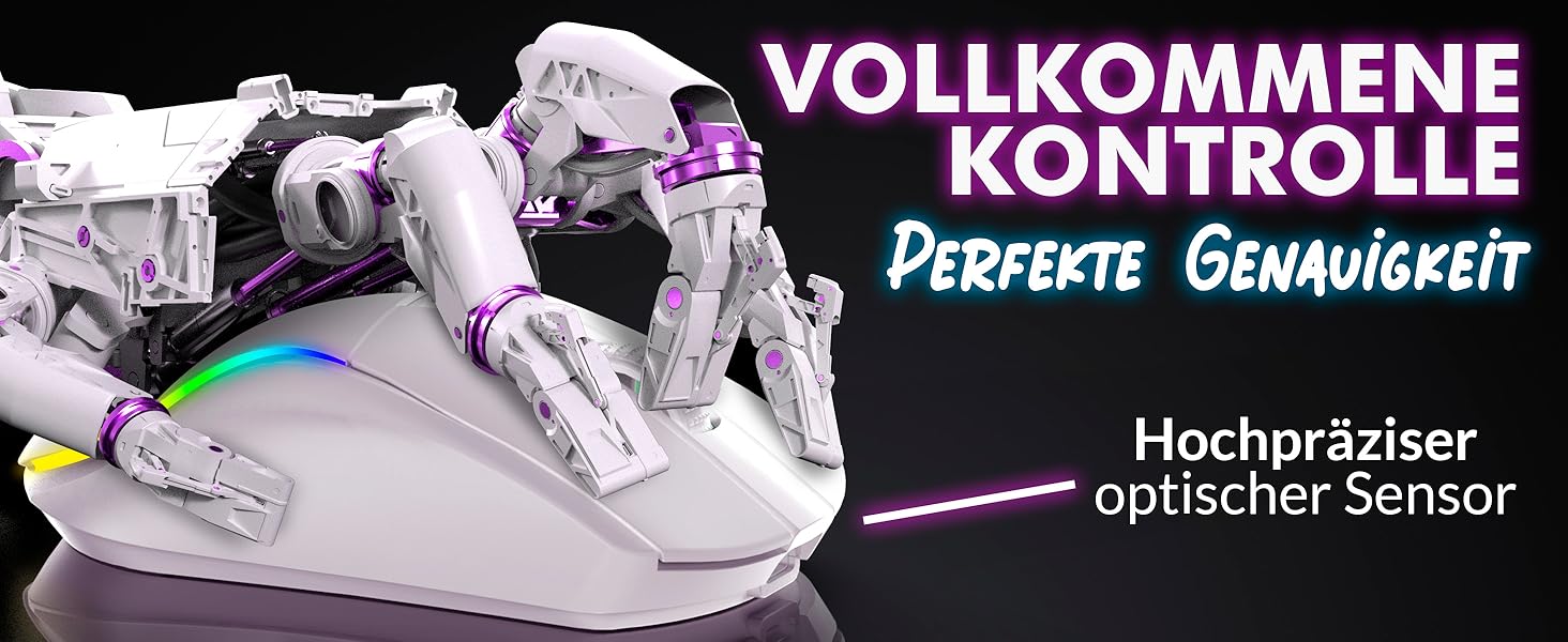 klim mouse mice gaming gamer drahtlos bluetooth blue tooth kabel gebunden