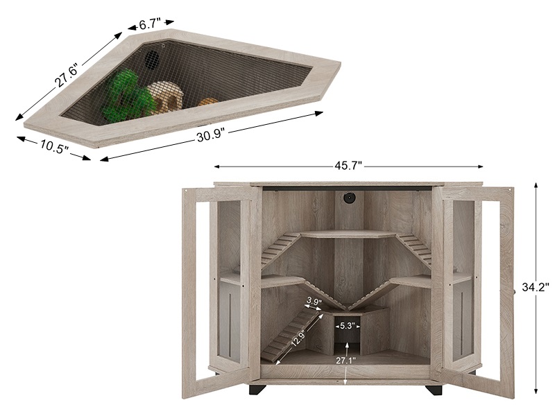 Hamster Cage Guinea Pigs Rabbit Ferret Large Critter Nation Bunny Chinchillas Pet Habitat House