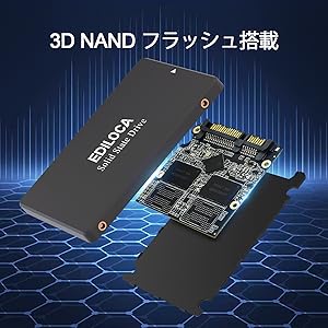 外付けハードディスク・ドライブ EDILOCA SSD Amazon | EDILOCA EN206 SSD 256GB M.2 2280 3D TLC NAND
