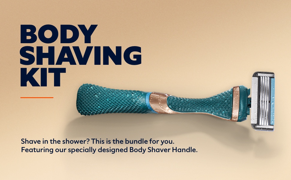 Dollar Shave Club Full Body Shaving Kit with Diamond Grip
