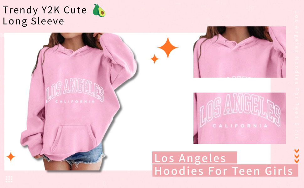 New York Hoodies For Girls Los Angeles Hoodies For Girls Los Angeles Hoodie