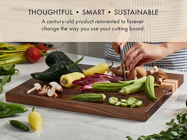 Thoughtful, smart, sustainable, cutting boards.