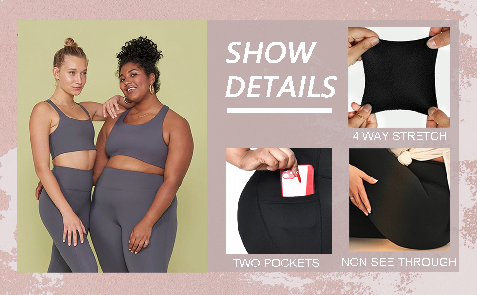 PLUS SIZE LEGGINGS WITH POCKETS