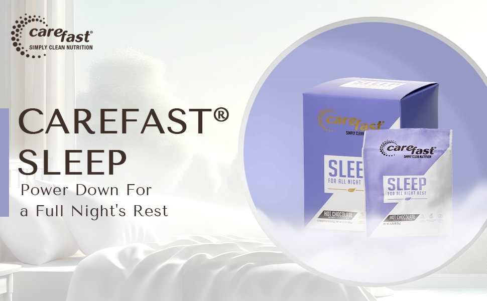 sleep mix, carefast, care fast, hot chocolate sleep mix, better sleep supplement, melatonin