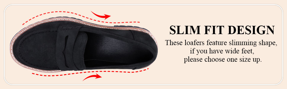 Platform Chunky Penny Loafer Lug Sole