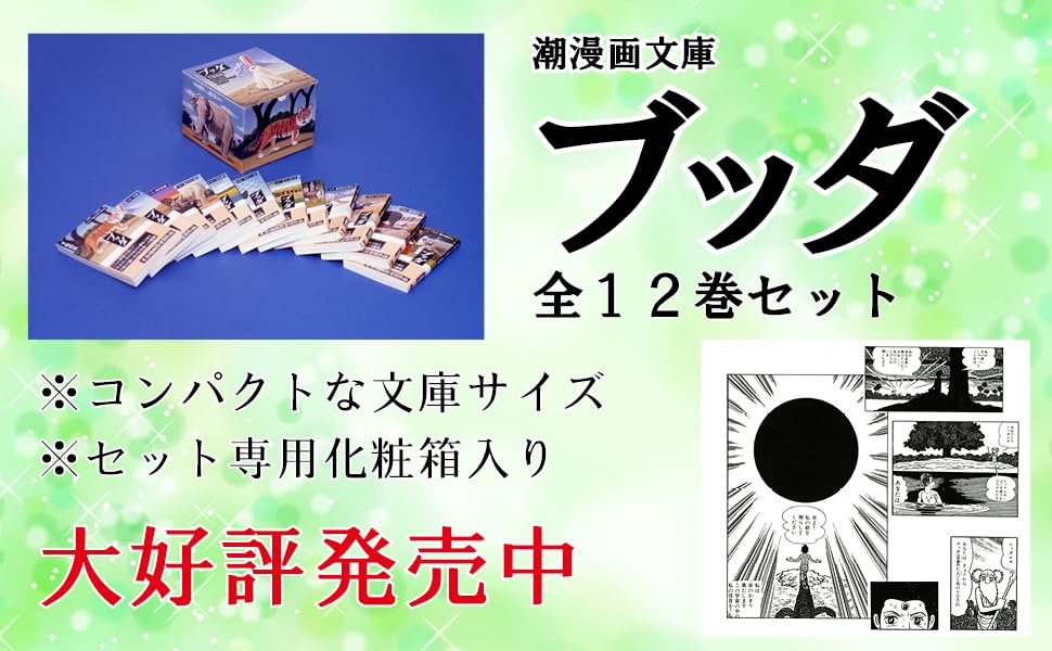 Amazon.co.jp: ブッダ全12巻漫画文庫 (潮ビジュアル文庫) : 手塚
