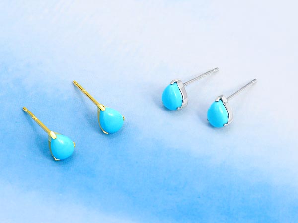 Amazon | [ララクリスティー] ピアス レディース ターコイズ