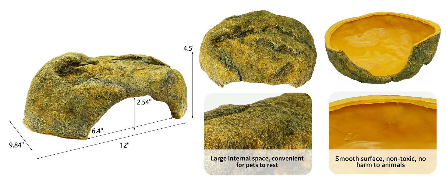Reptile Hideout for Hide Rest & Breed Feeding
