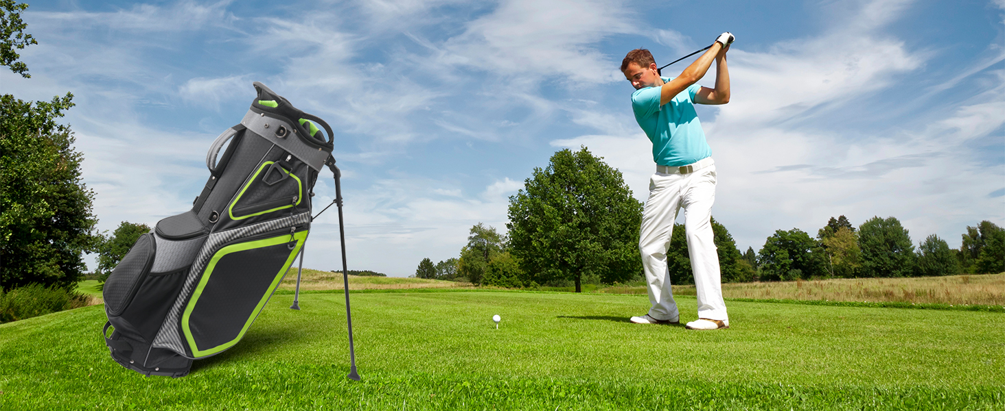 14 Way Golf Stand Bag, Golf Bags for Men with Stand, Full