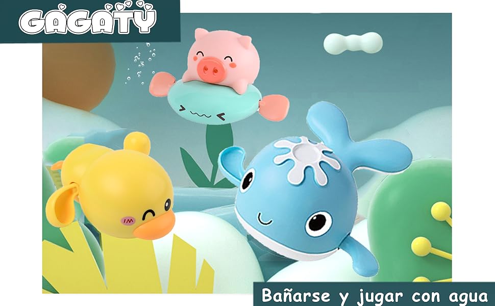 juguetes de baño