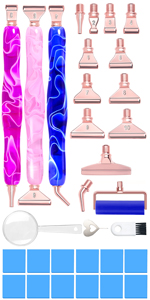 diamond painting art drill dot pen with metal stainless steel tips placers