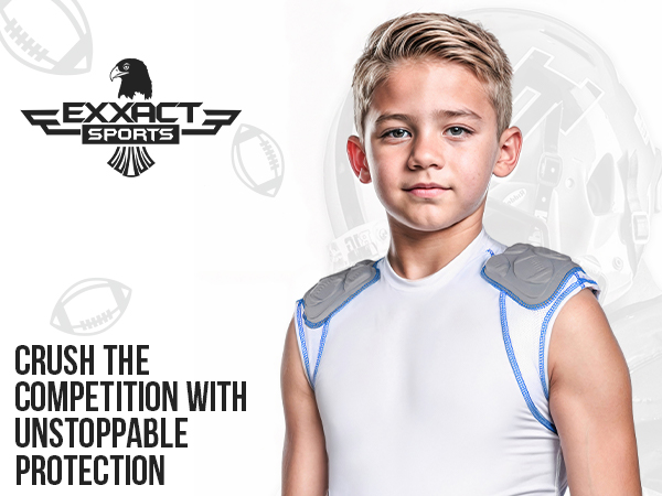 Amazon.com : Exxact Sports Defender Youth Padded Football