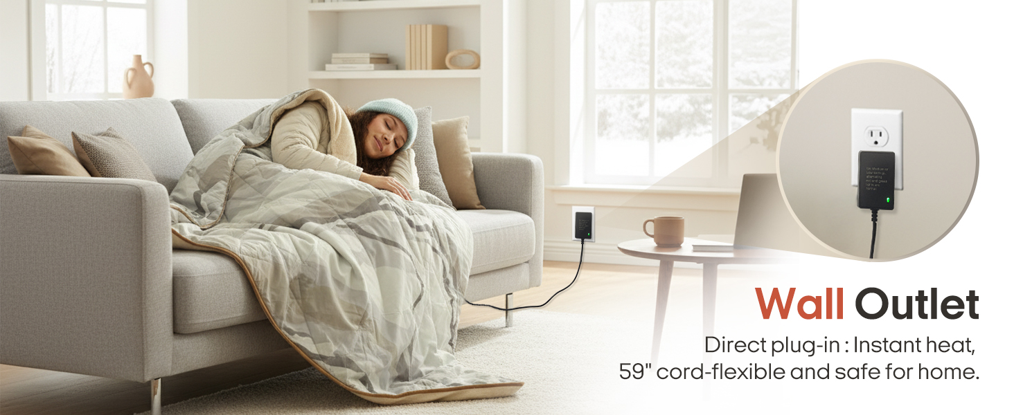 portable heated blanket