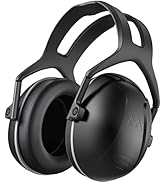 35dB Noise Reduction Ear Muffs, Comfortable Earmuffs Hearing Protection,Adjustable Coquille Antib...