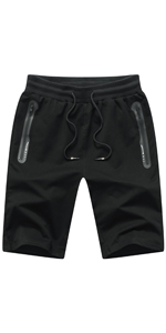 Kurze Hosen Herren Sommer Baumwolle Sport Shorts Mit Reißverschluss…