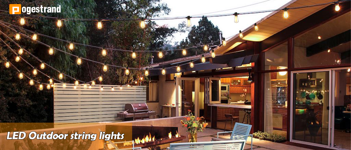 Pogestrand Outdoor String Lights