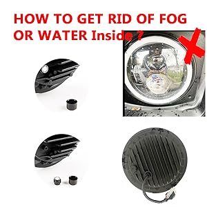 HOW TO GET RID OF FOG OR WATER INSIDE?