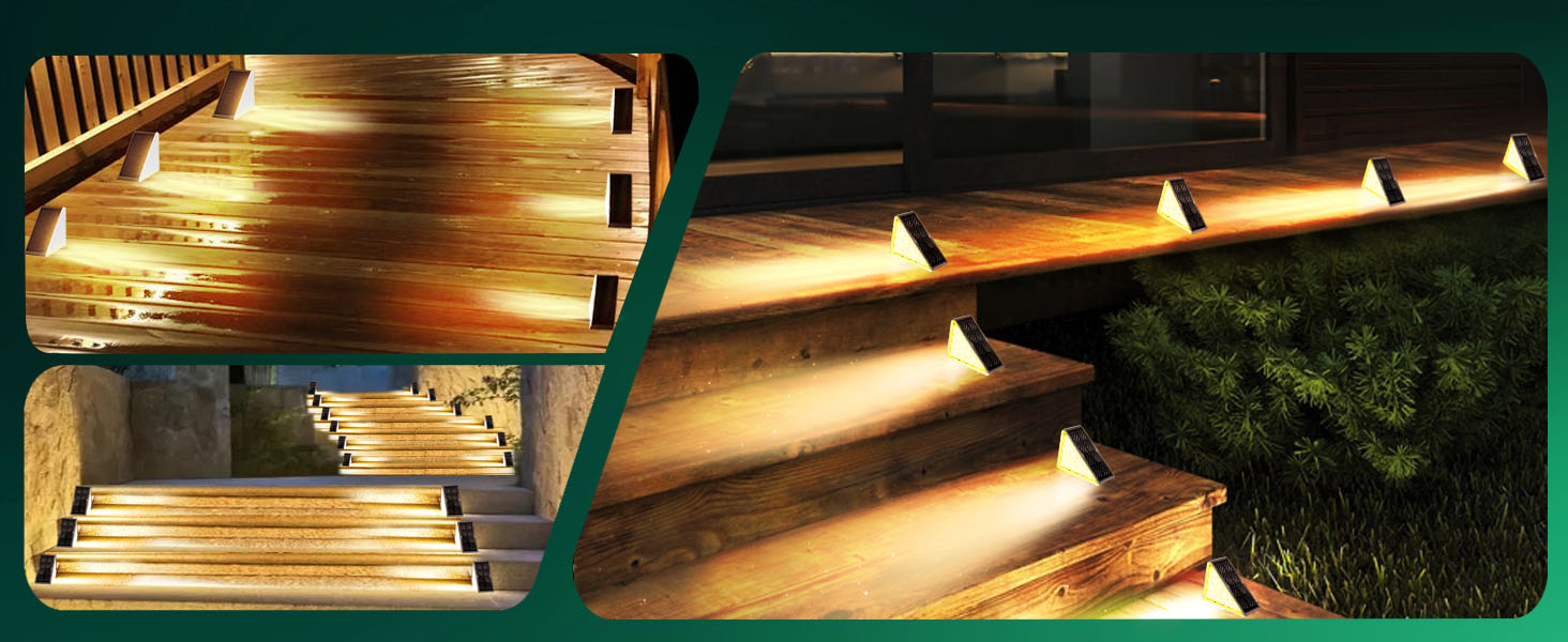 solar lights for stairs